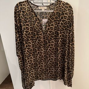 NWT Michael Kors Cheetah Shirt